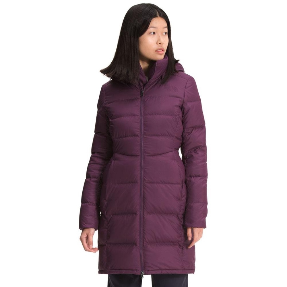 The North Face Womens Metropolis Parka Blackberry Wine Large Down